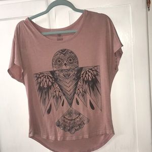 Pink owl shirt